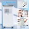 Costway 8000 BTU Portable Air Conditioner 3 -in-1 Air Cooler Dehumidifier Fan 24H Timer 5000 BTU(8000BTU ASHRAE)